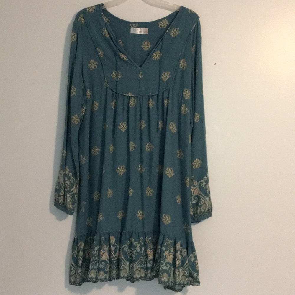 Boho Ruffle Paisley Dress Gorgeous